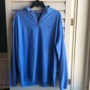 Tommy Bahama Long Sleeve , 1/2 Zipper Pullover Lg